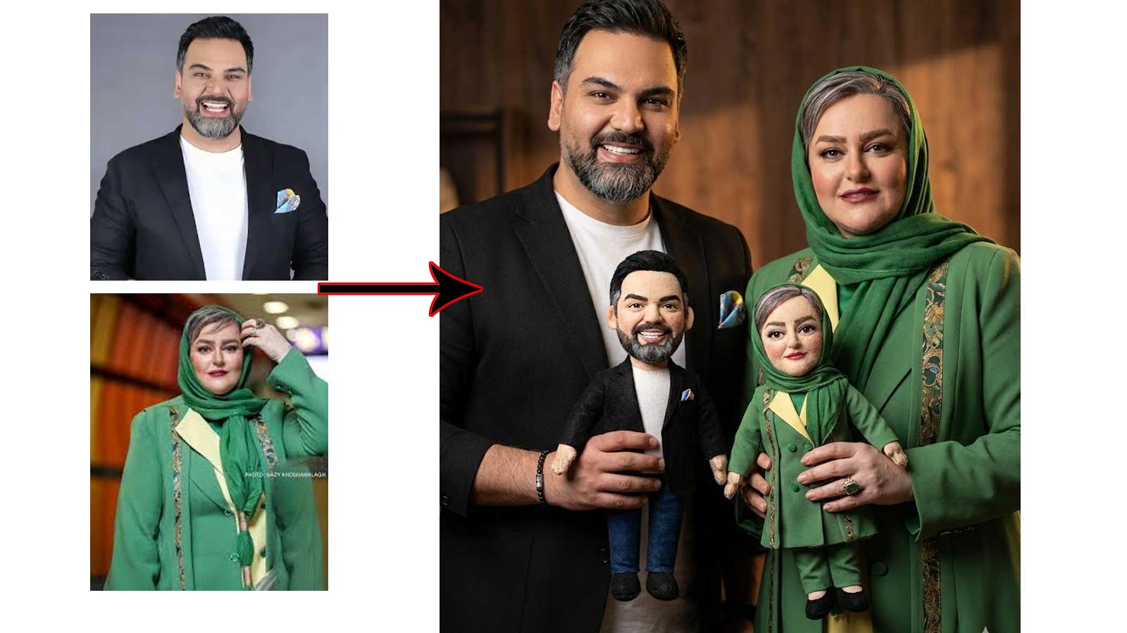 طراحی پروفایل عروسکی با استفاده از فناوری هوش مصنوعی + پرامپت 4 پروفایل عروسکی خانوادگی