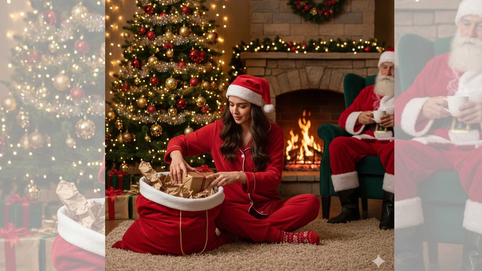 راهنمای جامع طراحی پروفایل کریسمسی با هوش مصنوعی 6 پروفایل کریسمسی - ایده ۳