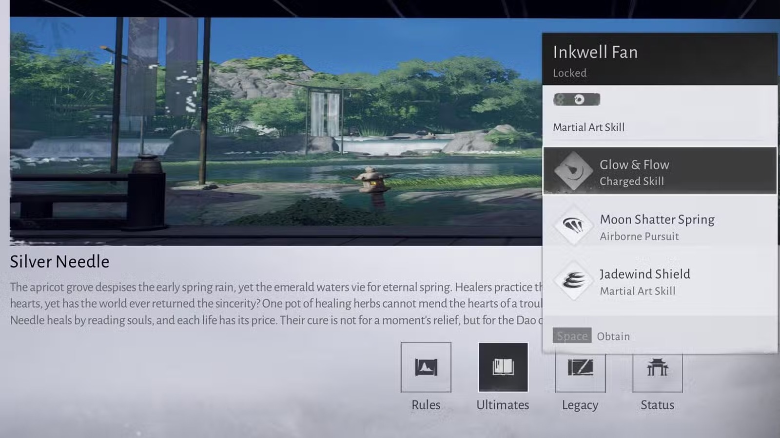 Weapon Martial Art در Where Winds Meet و نحوه باز کردن آنها 23 انواع Weapon Martial Art در Where Winds Meet سلاح Inkwell Fan