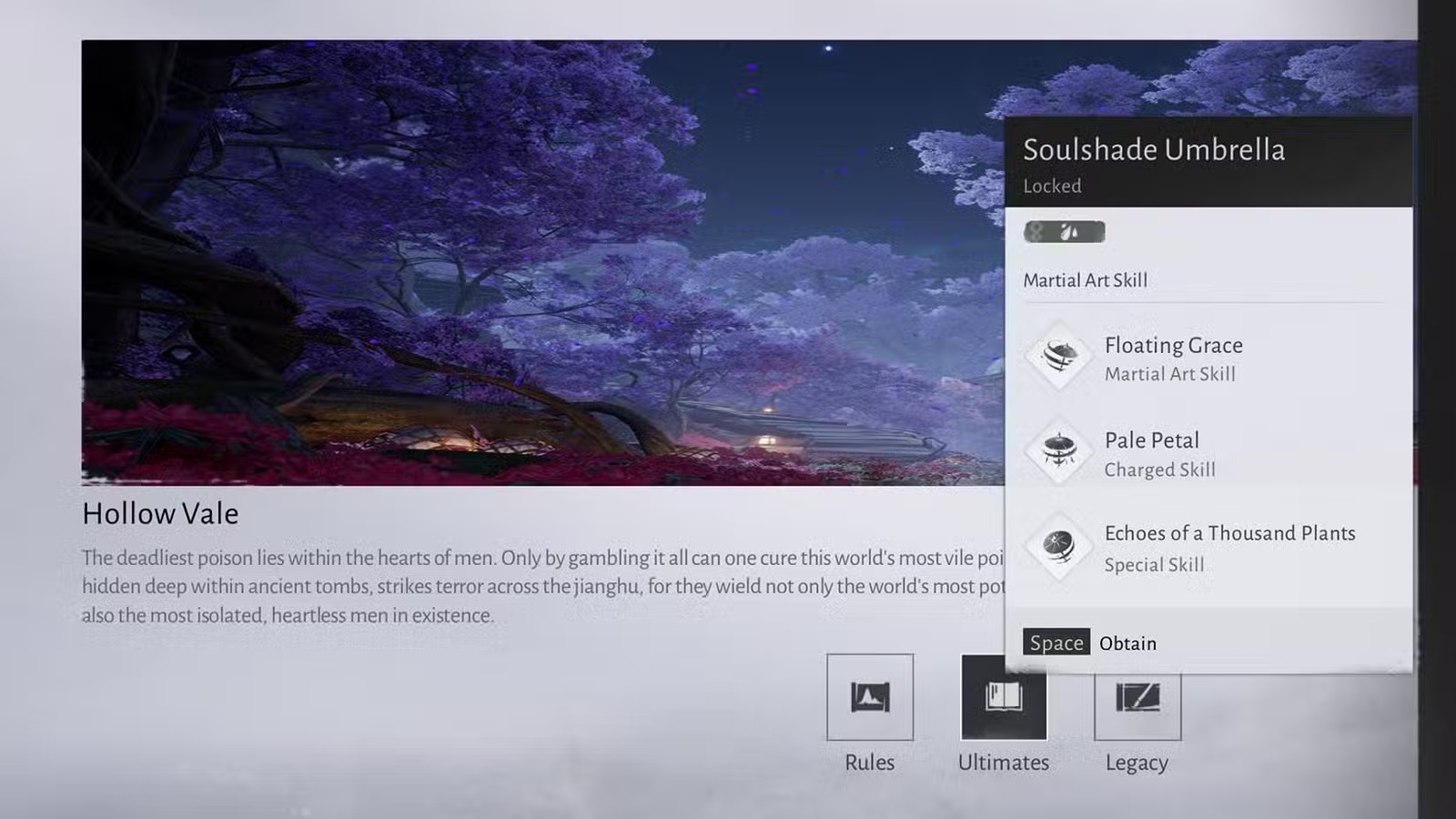 Weapon Martial Art در Where Winds Meet و نحوه باز کردن آنها 21 انواع Weapon Martial Art در Where Winds Meet سلاح Soulshade Umbrella