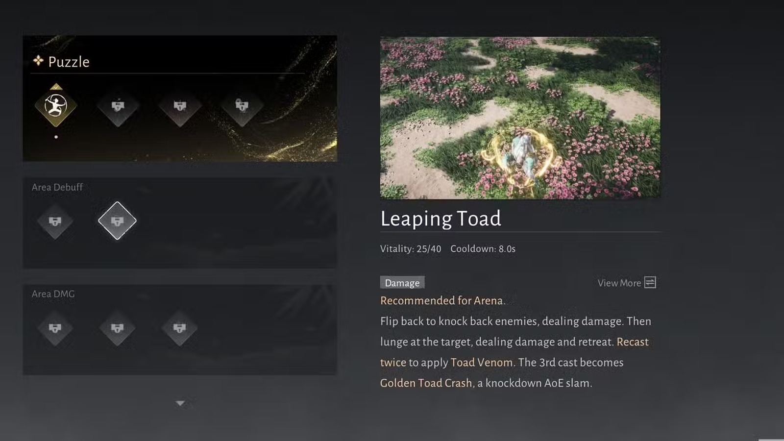 بهترین Mystic Arts در ابتدای بازی Where Winds Meet 9 Leaping Toad بهترین Mystic Arts در ابتدای بازی Where Winds Meet