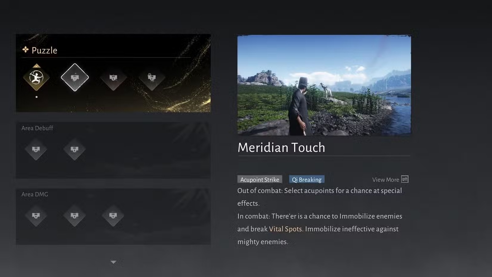 بهترین Mystic Arts در ابتدای بازی Where Winds Meet 8 Meridian Touch بهترین Mystic Arts در ابتدای بازی Where Winds Meet