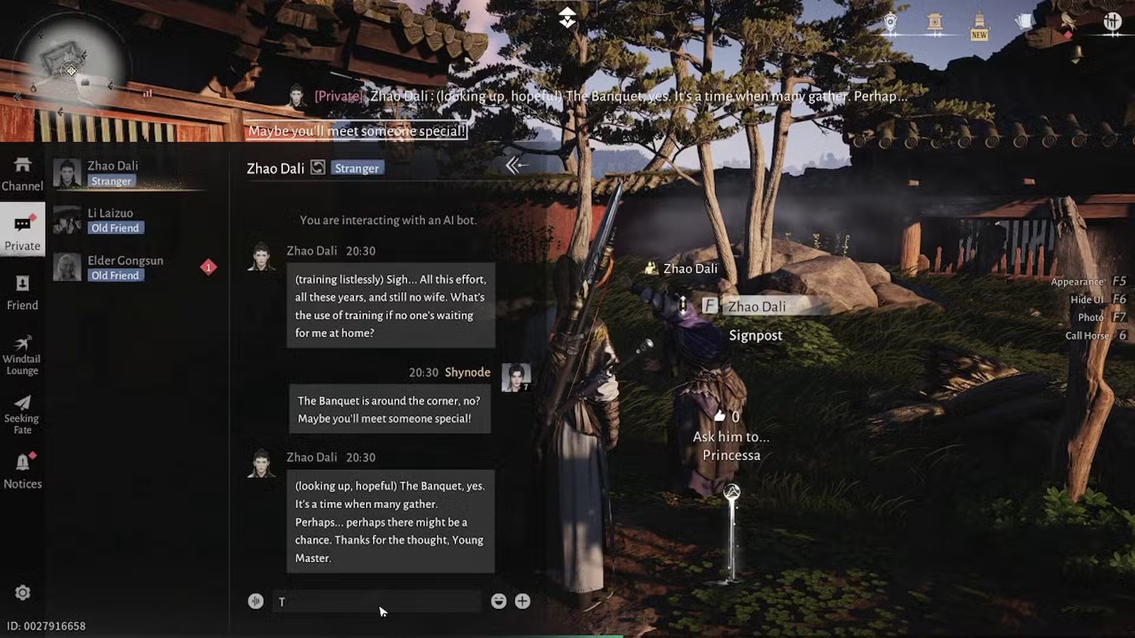 چگونه با Zhao Dali در Where Winds Meet دوست شویم؟ 8 چگونه با Zhao Dali در Where Winds Meet دوست شویم؟
راهنمای دوست شدن با Zhao Dali در Where Winds Meet
آموزش دوستی با Zhao Dali در بازی Where Winds Meet
دوست شدن با Zhao Dali در Where Winds Meet
افزایش Affection با Zhao Dali در Where Winds Meet
چگونه با Zhao Dali در Where Winds Meet دوست شوم؟