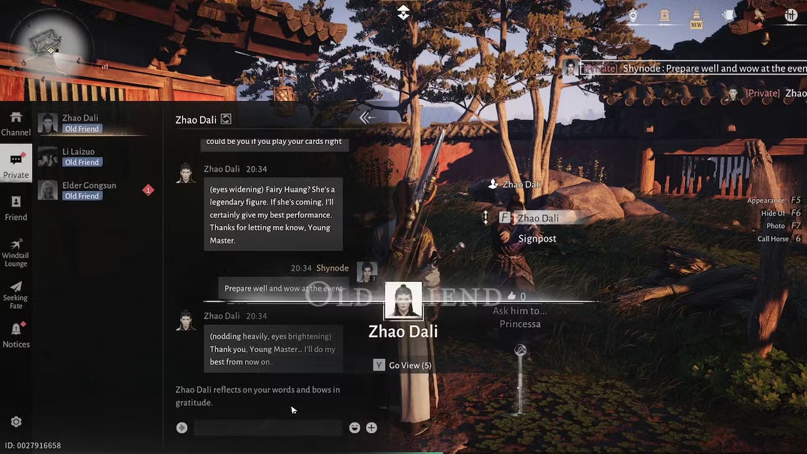 چگونه با Zhao Dali در Where Winds Meet دوست شویم؟ 9 چگونه با Zhao Dali در Where Winds Meet دوست شویم؟
راهنمای دوست شدن با Zhao Dali در Where Winds Meet
آموزش دوستی با Zhao Dali در بازی Where Winds Meet
دوست شدن با Zhao Dali در Where Winds Meet
افزایش Affection با Zhao Dali در Where Winds Meet
چگونه با Zhao Dali در Where Winds Meet دوست شوم؟