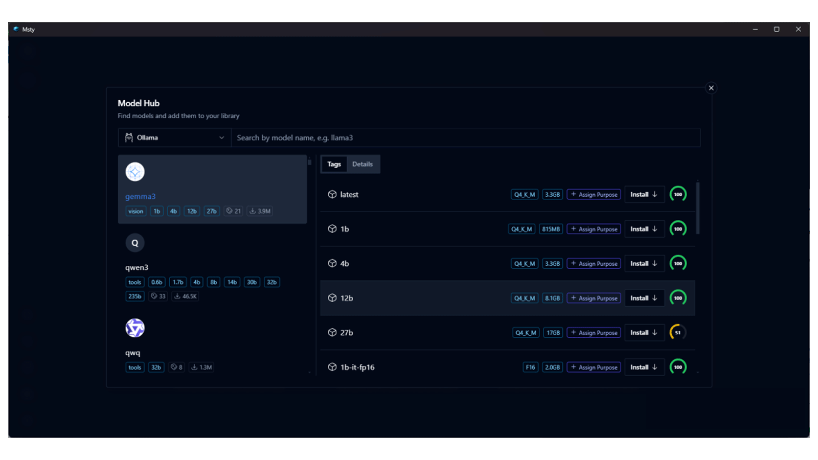 هوش مصنوعی بدون اینترنت Msty؛ نصب و اجرای مدلها آفلاین 5 از طریق گزینه Local AI Models میتوانید به تمامی پارامترها و مدلها دسترسی داشته باشید.