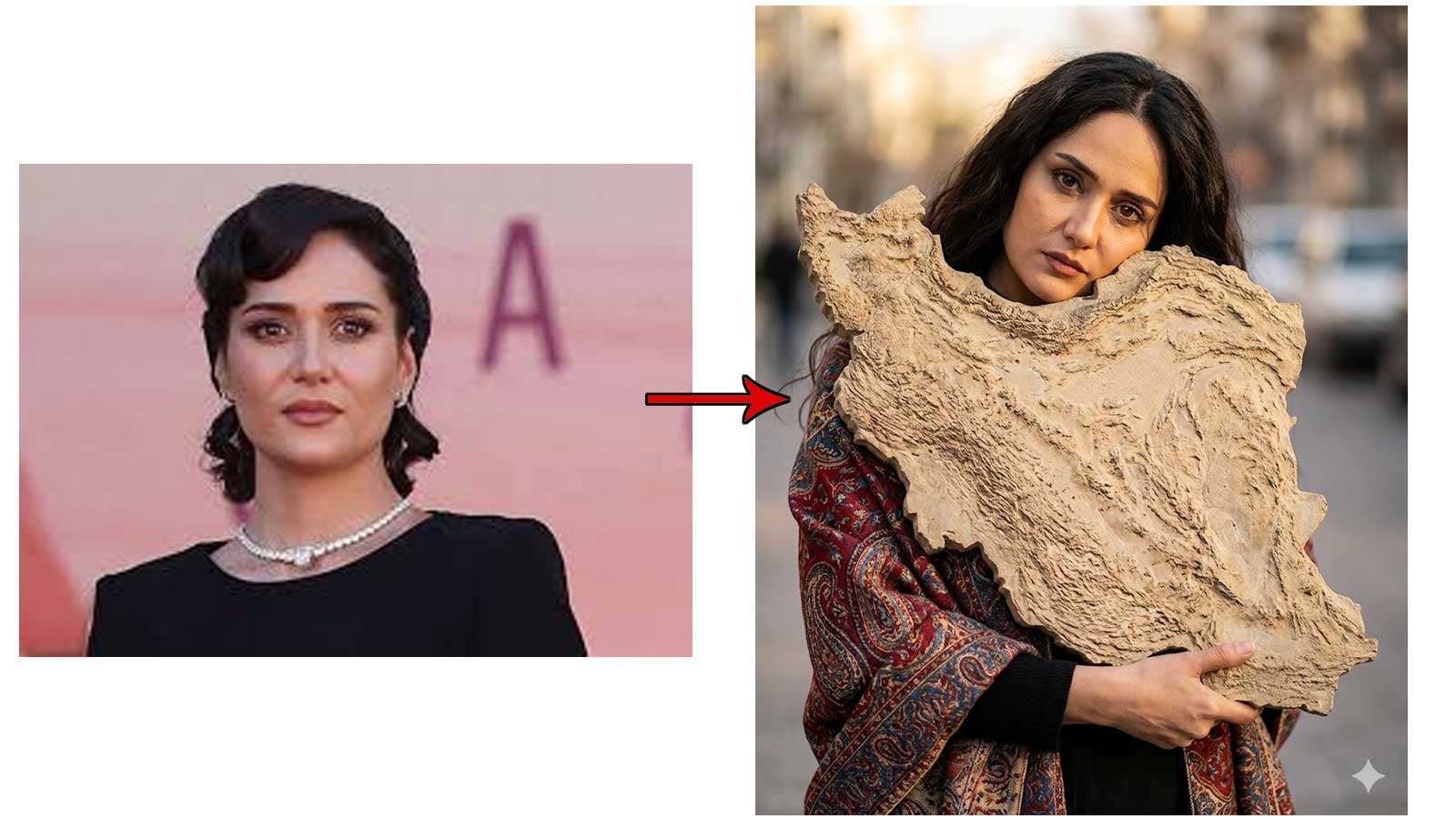 پرامپت وطنم؛ هنرنمایی هوش مصنوعی در نمایش عشق دختر ایرانی به میراث کهن 3 تحلیل عناصر بصری در طراحی پروفایل وطن دوست