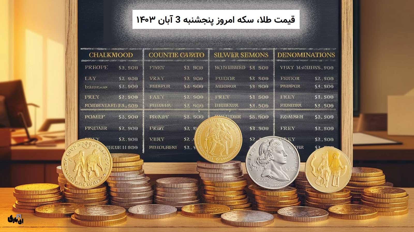 افزایش چشمگیر ارزش در بازار! | قیمت طلا و سکه امروز پنجشنبه 3 آبان ۱۴۰۳